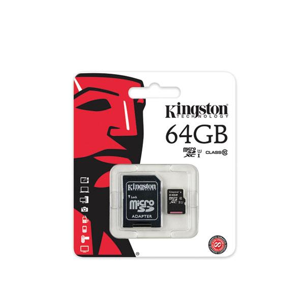 Kingston Micro SD Card Class 10 64GB